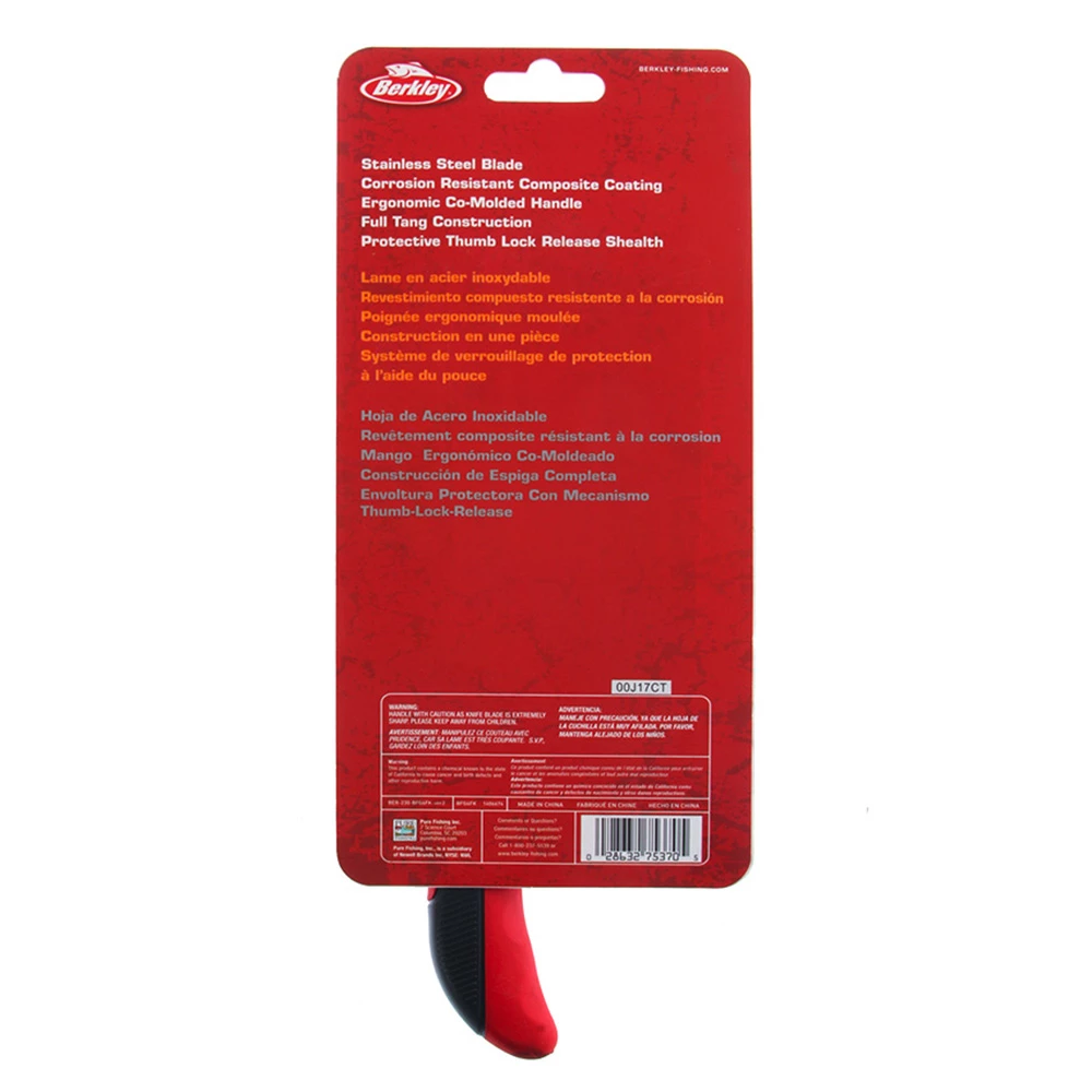 Berkley XCD Stainless Steel Fillet Knife 6in - Image 3