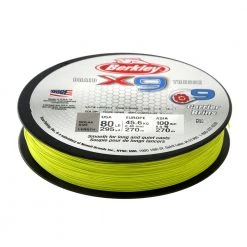 Berkley X9 Braid Flame Green 270m 36.3kg 0.4mm