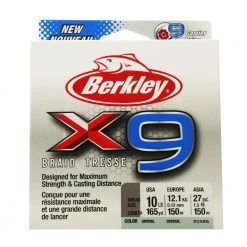 Berkley X9 Braid Crystal 10lb 150m 0.12mm
