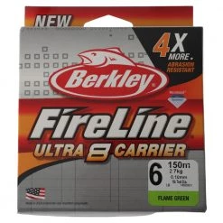 Berkley Fireline Ultra 8 Braid 150m 6lb Flame Green