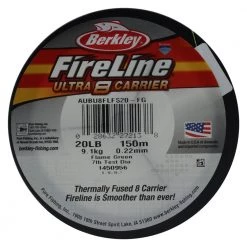 Berkley Fireline Ultra 8 Braid 150m 20lb Flame Green