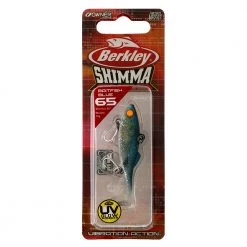 Berkley Shimma Shad Soft Bait 65mm 10g Baitfish Blue