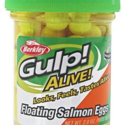 Berkley Gulp Salmon Eggs Soft Bait Fluorescent Yellow