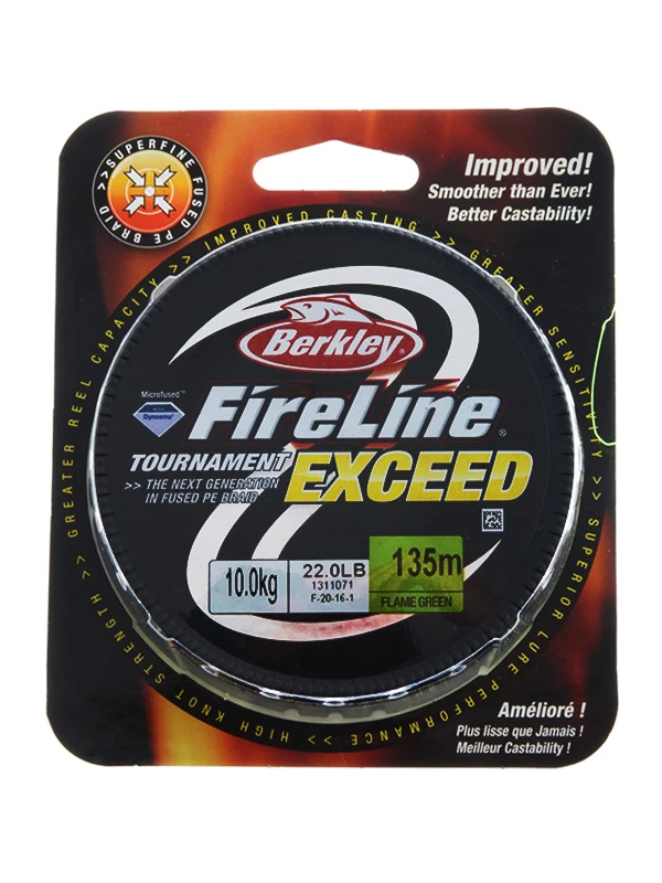 Berkley FireLine Exceed Braid Flame Green 135m 10kg 0.23mm - Image 2