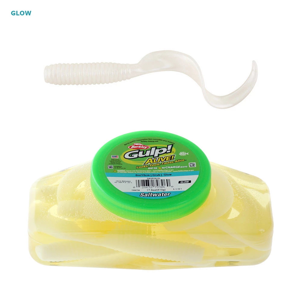 Berkley Gulp Alive Soft Bait Tub Grub 6in - Image 6