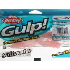 Berkley Gulp Pulse Worm Soft Bait 8cm Clear Pink