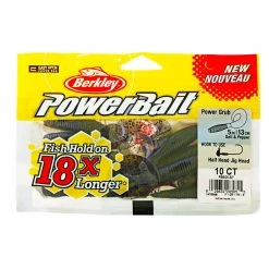 Berkley PowerBait Power Grub Soft Bait 12cm Salt And Pepper