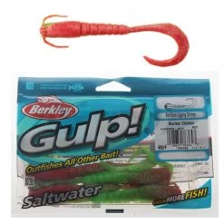 Berkley Gulp Saltwater Jigging Shrimp Soft Bait 13cm Qty 4 Nuclear Chicken