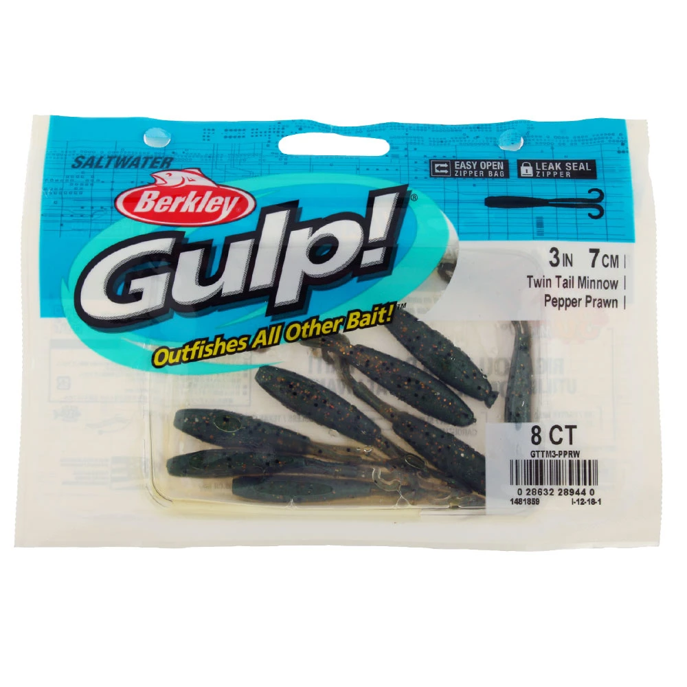 Berkley Gulp Twin Tail Minnow Soft Bait 7cm - Image 5
