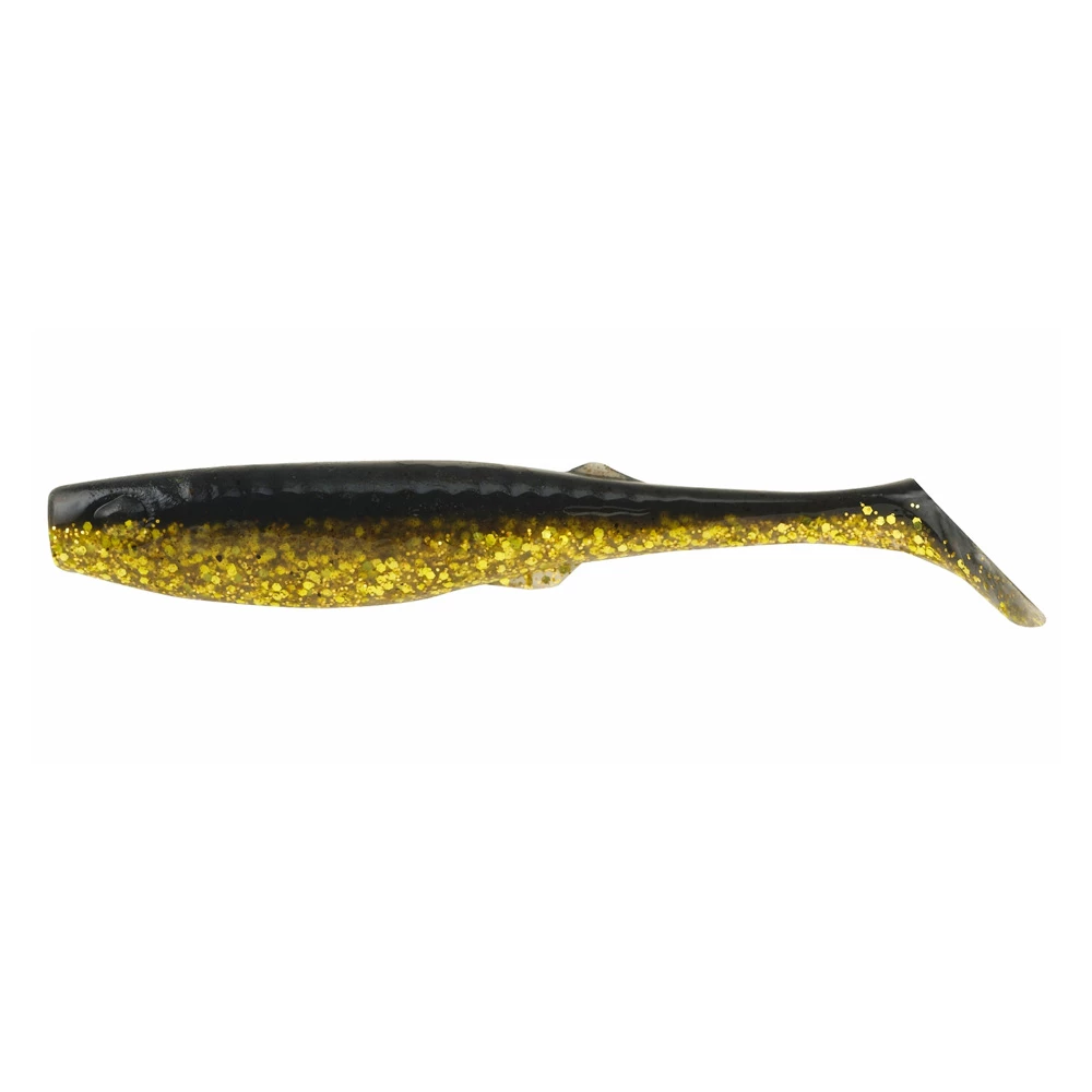 Berkley Gulp Paddleshad Soft Bait 15cm Black/Gold Qty 3 - Image 2