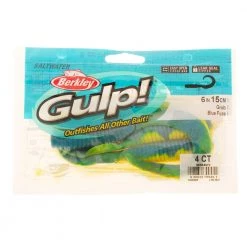 Berkley Gulp Grub Soft Bait 15cm Blue Fuse