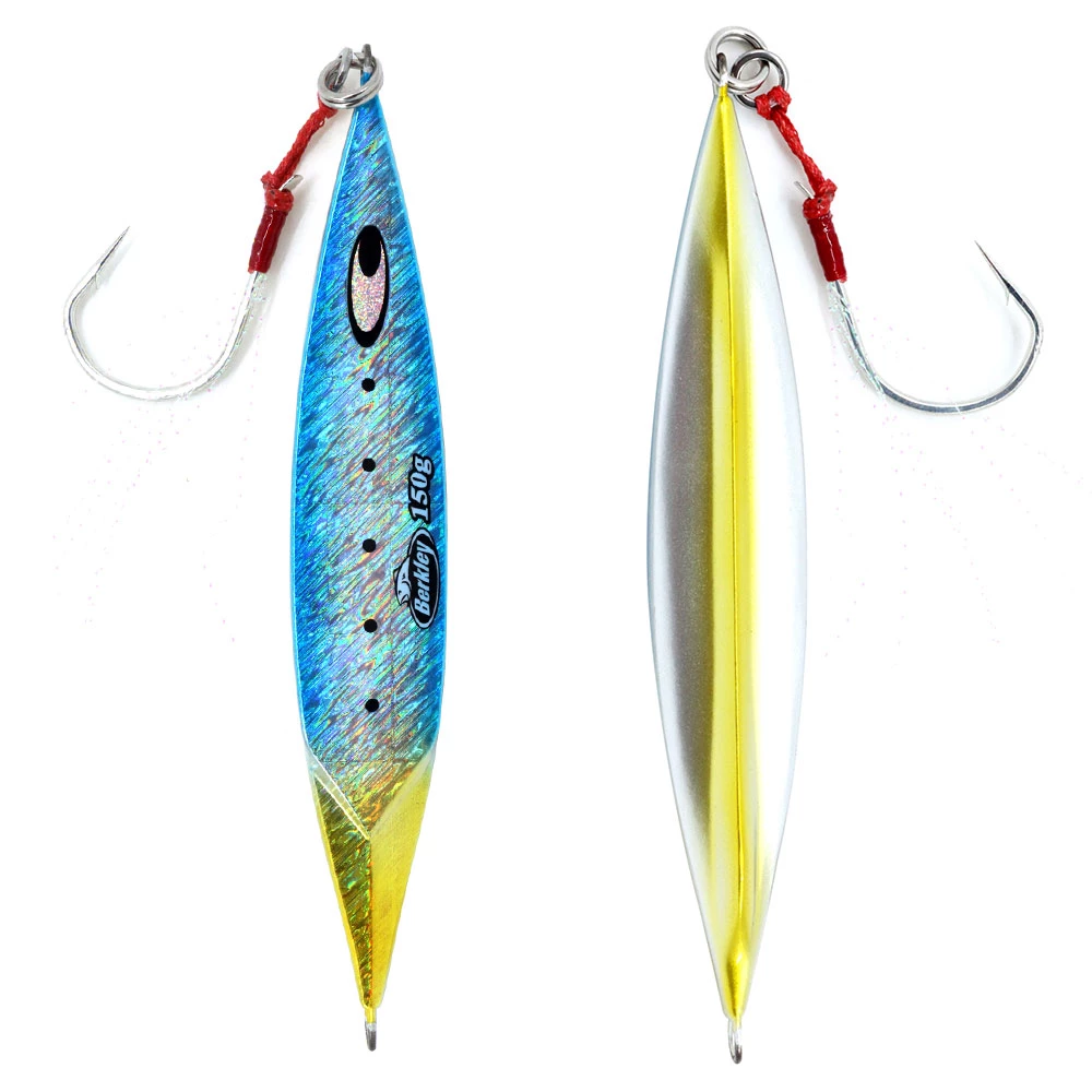 Berkley Skid Slow Pitch Jig 150g Blue Silver Gold