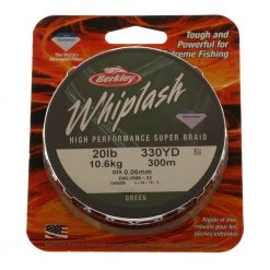 Berkley Whiplash High Performance Super Braid Green 300m 20lb