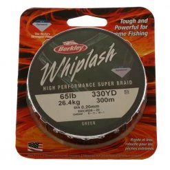Berkley Whiplash High Performance Super Braid Green 300m 65lb