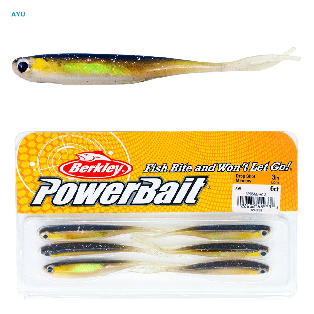 Berkley PowerBait Drop Shot Minnow Soft Bait 8cm Qty 6 - Image 4