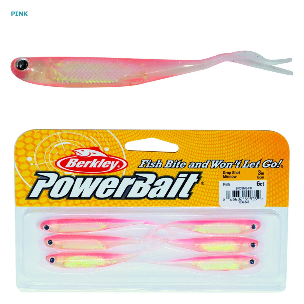 Berkley PowerBait Drop Shot Minnow Soft Bait 8cm Qty 6 - Image 6