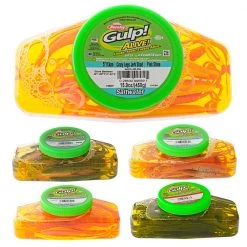 Berkley Gulp Alive Crazy Legs Jerk Shad Soft Bait Tub 13cm